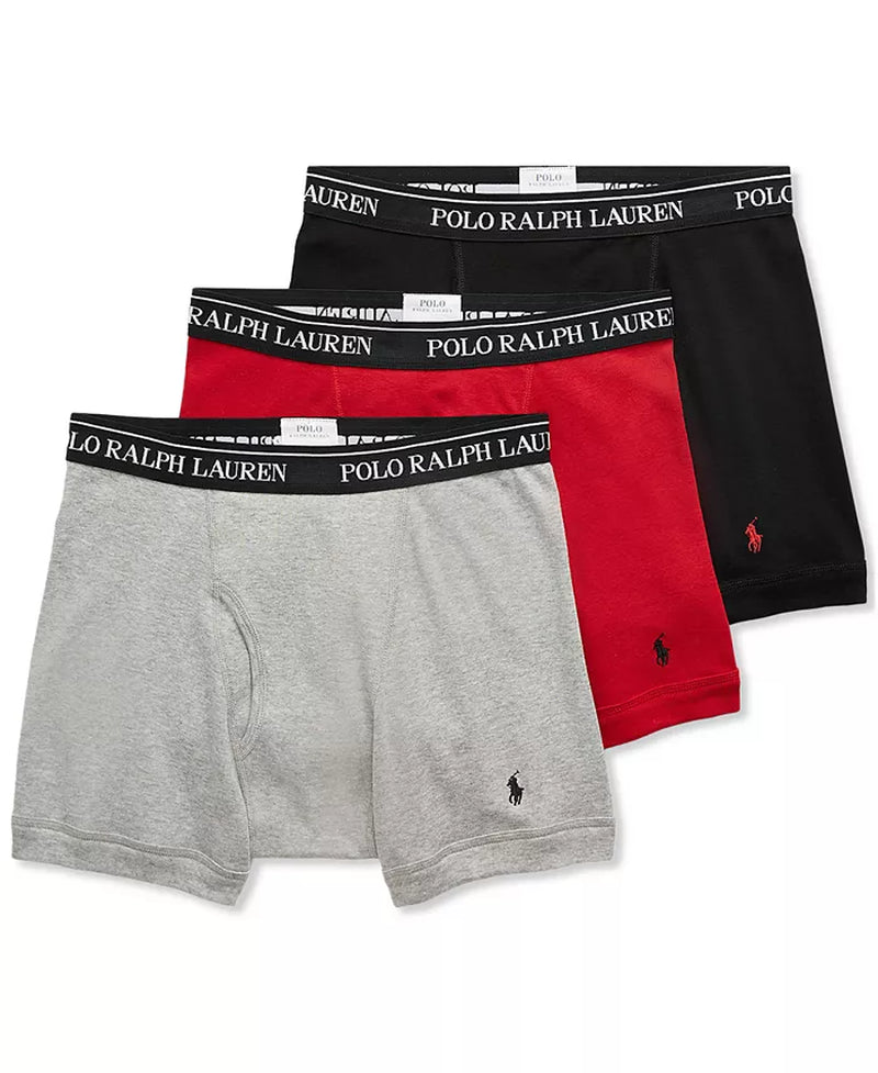 Men'S 3-Pack Classic Cotton Boxer Briefs